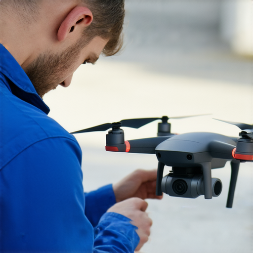 破解DJI無人機故障的專業維修人員正在檢查無人機，展現維修技術與專業服務，深入探討故障診斷與維修背後的真相，助力無人機愛好者解決問題。