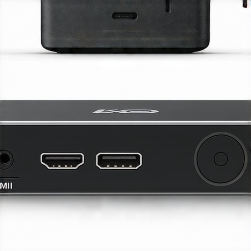 無線投影HDMI設備的展示，強調其隱秘優勢，並介紹專業維修服務的標誌，旨在提升顯示體驗，適合各類使用者需求。