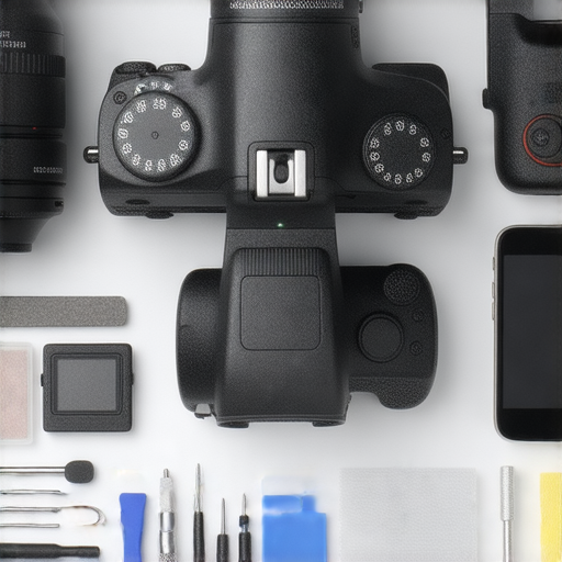 檢查Canon及iPhone相機的專業維修服務，確保每一拍都完美，展示維修過程與檢查工具，幫助提升拍攝品質與相機性能。