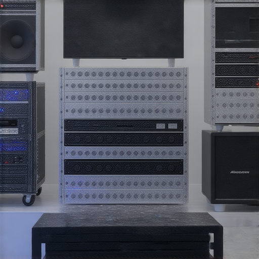 音質測試的專業音響設備展示，彰顯音響潛力，強調我們的專業維修服務，吸引對音質要求高的顧客深入了解音響技術與維修解決方案。