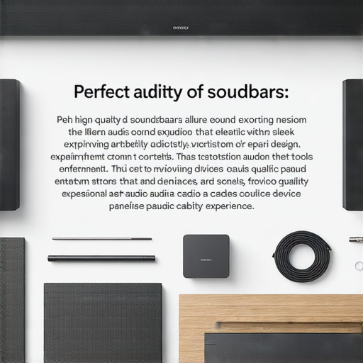 深入探討Soundbar音樂魅力的圖片，展示音響設備和維修工具，揭示音響重獲新生的秘訣，讓用戶了解如何提升音質，享受完美聽覺體驗。