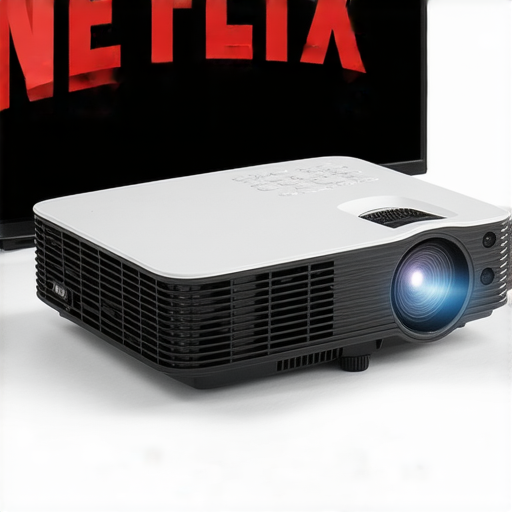 迷你投影機顯示Netflix畫面問題的圖片，展示專業維修服務的解決方案，幫助用戶快速排除故障，享受無縫觀看體驗。