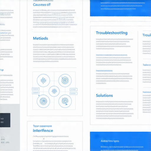 音響雜音問題的示意圖，展示解決方案和維修服務，解析常見原因和排除方法，幫助用戶快速理解音響雜音來源及處理技巧，提升音響使用體驗。