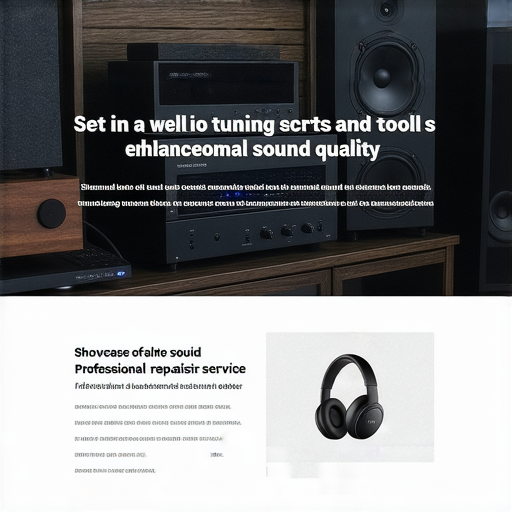 破解音響調整秘訣，提升音質的工具與設備展示，專業維修服務相關資訊一覽，適合音響愛好者及專業人士探索尋找最佳音效解決方案。