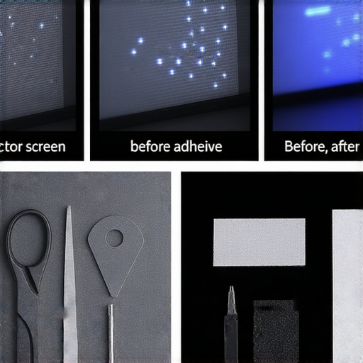 投影機布破損維修技巧，展示修復過程和工具，讓投影效果恢復如新，提升視覺體驗，幫助用戶了解如何自助修理投影機布，提高使用效率。