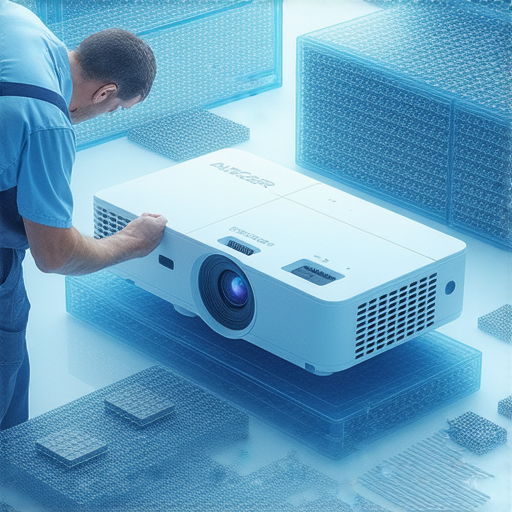 Acer投影機故障維修服務專業圖示，展示技術人員檢查投影機，確保影像恢復清晰精彩，吸引需要維修的客戶注意，立即了解專業維修方案。