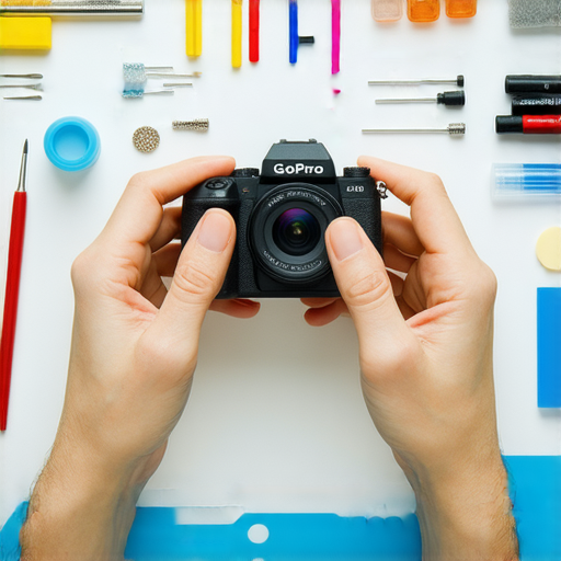 破解Omni GoPro的維修技巧示範，展示如何修復攝影裝備的步驟，讓你的攝影器材重獲新生，充滿創意的維修過程，增強攝影設備的使用效果。
