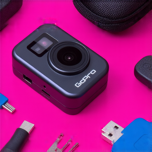 解鎖GoPro潛能的圖片，展示USB連結的多種應用，強調維修與升級服務，鼓勵用戶立即探索GoPro的無限可能，提升拍攝體驗和創意。
