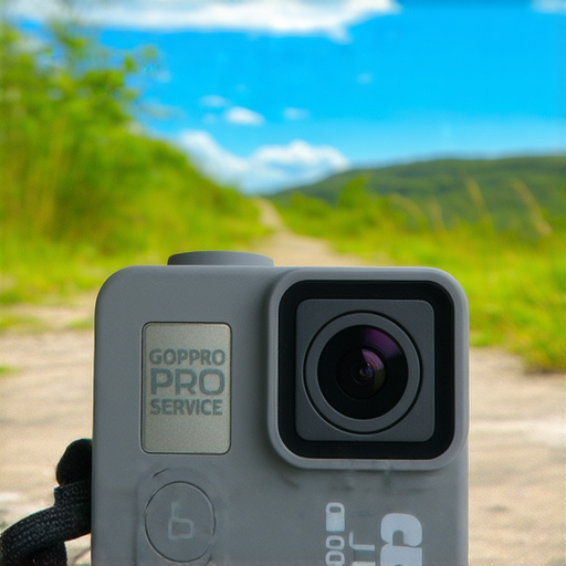 GoPro相機展示，突顯其耐用性和多功能性，背景為戶外冒險場景，強調為何GoPro是最佳選擇，並引導用戶了解我們的專業維修服務。