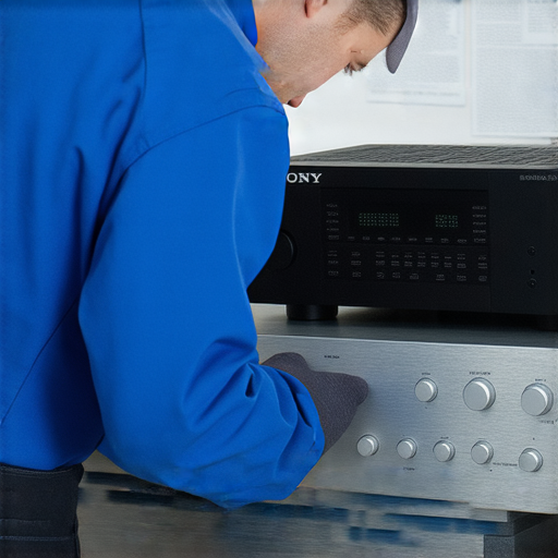 Sony音響失靈的維修指南圖片，顯示專業技術人員檢查音響設備，提供最佳解決方案，幫助用戶了解常見故障及修復方法，確保音質恢復正常。