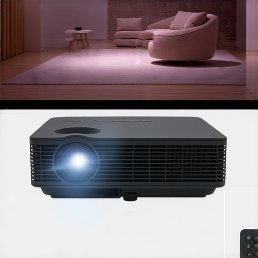 超短焦投影機近距離投影效果展示，強調清晰影像與高解析度，適合家庭影院或商務會議。了解維修專業服務，提升投影體驗。