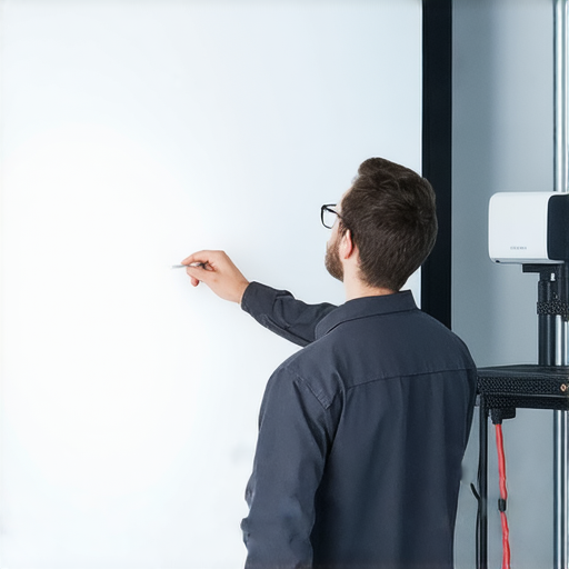 投影機螢幕顯示暗淡，技術人員檢查設備，了解亮度不足的原因，展示專業維修服務的過程，旨在解決投影機問題，提升使用體驗。