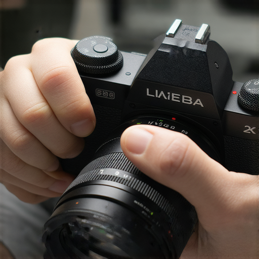 中畫幅相機專業維修過程，技術人員專注於檢查與調整相機，顯示其隱秘魅力，探究攝影真相的細節特寫，展示中畫幅相機的精密結構與高品質影像潛力。