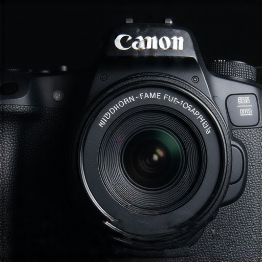 Canon全畫幅相機展示圖，強調其隱藏潛力与維修專家的聯繫，促使用戶提升拍攝技術，彰顯專業維修服務的重要性。