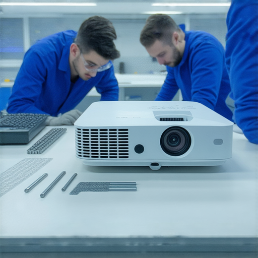 投影機檢查服務，專業維修團隊正為客戶檢查及維修投影機，確保良好的畫質及運行狀態，讓您享受最佳視覺體驗。