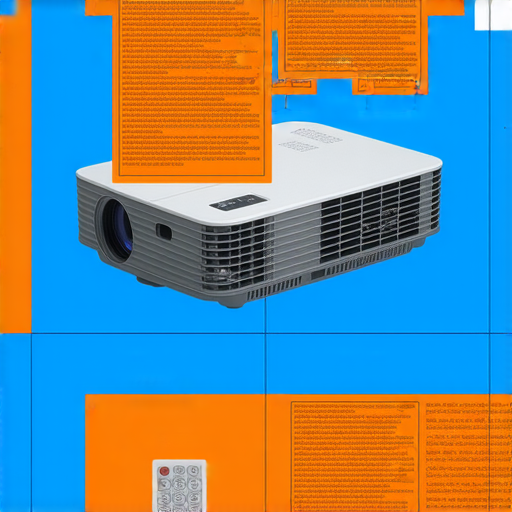 二手家用投影機展示，專業維修服務資訊，促銷優惠標誌，吸引消費者了解投影機特性與優惠，提供購買選擇與維修保障，助您找到超值產品