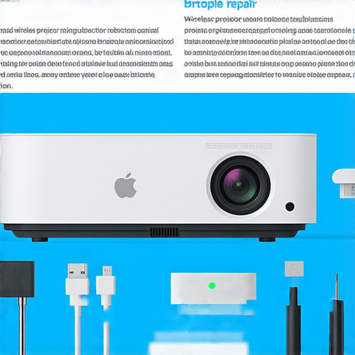Mac 無線投影機故障修復示意圖，顯示專業維修秘訣與步驟，幫助用戶輕鬆解決問題，讓投影機恢復正常運作，提升使用體驗。