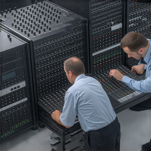 專業維修團隊在檢查NAD音響設備，致力於解決聲音怪癖問題，幫助客戶恢復音響魅力，展現出專業的技術與服務品質。