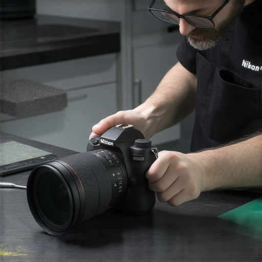 破解Nikon OST故障的專業維修服務圖片，展示攝影設備重獲新生的過程，強調我們的專業技能和服務質量，讓用戶信任選擇我們進行故障修復。