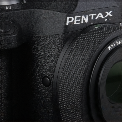 Pentax K1 Mark II相機特寫，展示其精美設計和高品質，適合專業攝影師使用，讓人心潮澎湃的價格與出色性能，提供攝影維修技巧的引導。
