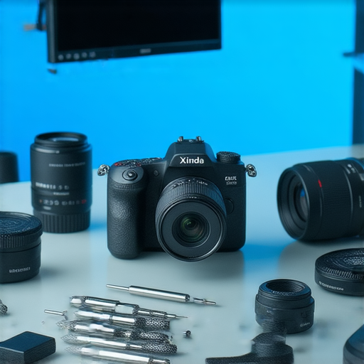 相機維修專業服務，客戶在先達星際等待維修，技術人員專注檢查相機，恢復拍攝功能，重拾攝影樂趣，確保每張照片完美無瑕。