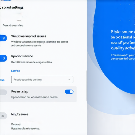Windows 10音效設定秘訣教學圖片，展示如何改善音效不佳問題，同時提供專業維修服務資訊，幫助用戶解決音效困擾，提升使用體驗。