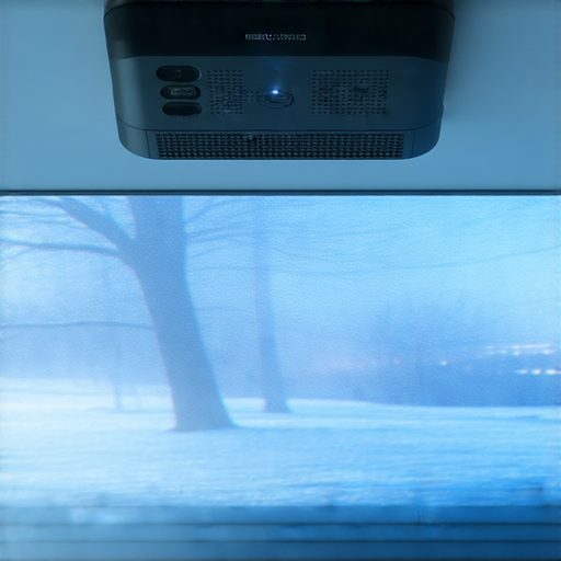 迷你投影機安裝在天花板上，展示專業維修服務的技術，提升使用體驗，讓您無憂享受高清影像。