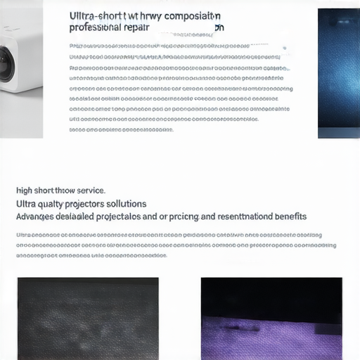 超短焦投影機展示及專業維修服務資訊，突出各種投影方案選擇，幫助消費者了解超短焦投影機價格及其驚人優勢，提升投影效果。