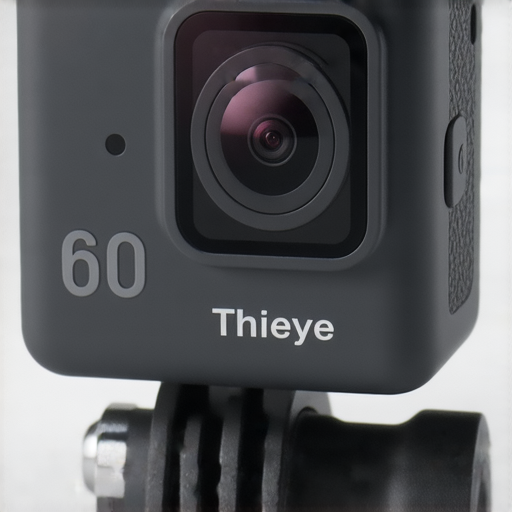 Thieye 60運動相機特寫，展示防震設計細節以及維修服務相關要素，突顯延長攝影壽命的重要性，吸引攝影愛好者注意。