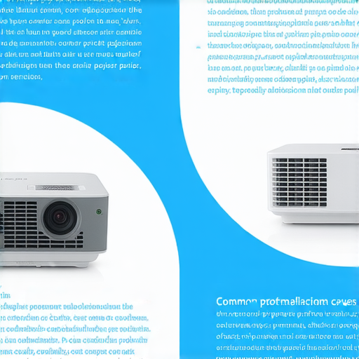 為何你的投影機總是出問題的故障診斷圖示，展示專業維修服務，揭開常見投影機故障原因，幫助用戶了解維修流程與解決方案。