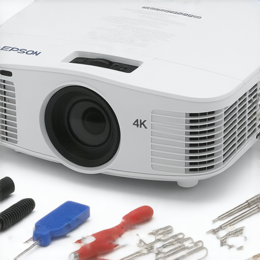 Epson 4K投影機故障檢查，展示投影機與維修工具，強調尋找隱藏問題的必要性，幫助用戶了解維修方案，提升產品性能，確保最佳觀影體驗。
