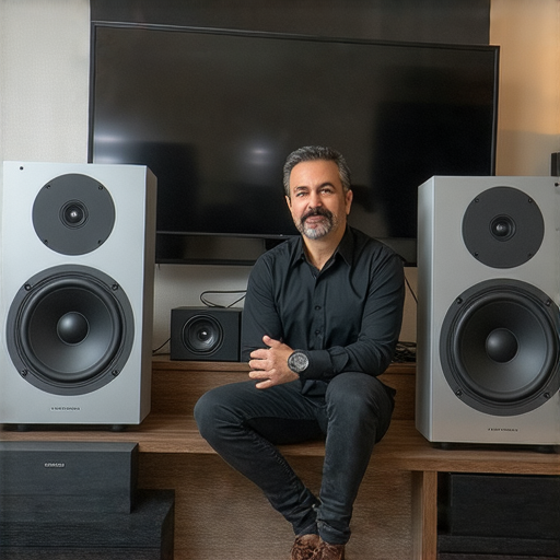 音響維修專家展示Boston Acoustics和Devialet的音響設備，提供完善解決方案，幫助音質重獲新生，展現專業技術和特色產品，提升音響性能。